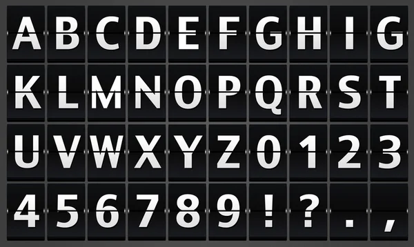 Alphabet panel — Stock Photo, Image