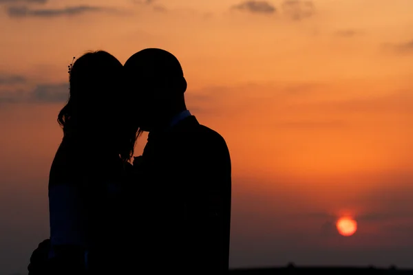 Amore al tramonto — Foto Stock