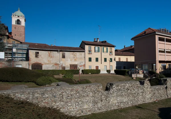 Novara - romerska ruiner — Stockfoto