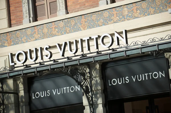 Luis vuitton butik — Stockfoto