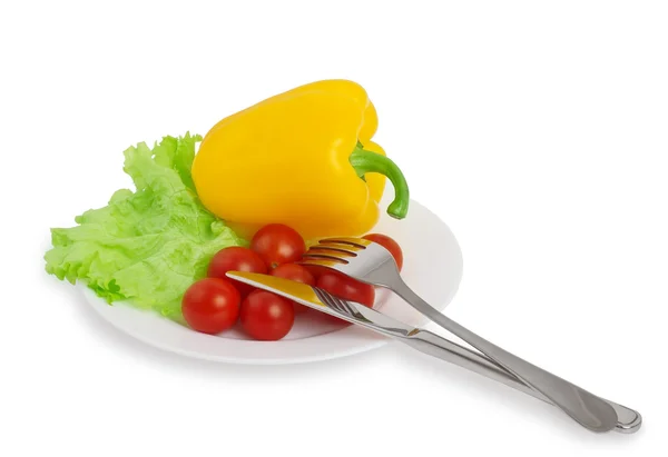 Zdrowe diety wegetariańskiej, świeże warzywa — Zdjęcie stockowe