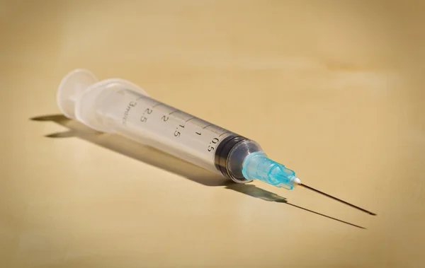 New empty disposable syringe — Stock Photo, Image