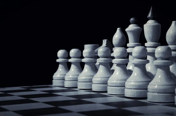 Chess on a chess board — Stock Photo, Image