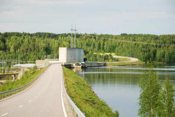 Finnish hydroelectric power station — Stock Photo, Image