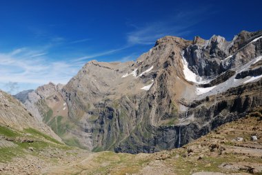 Cirque de Gavarnie in summer. clipart