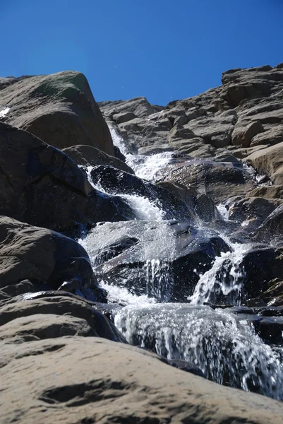 Vattenfall av berg taillon. — Stockfoto