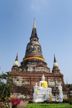 ayutthaya içinde WAT yai chai mongkol (mongkhon).