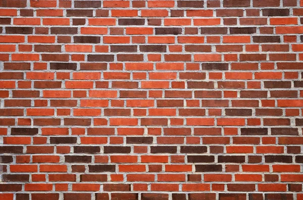 Wall with reddish-brown brick — Stock Photo, Image