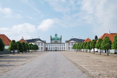 Fredensborg Palace in Denmark. clipart