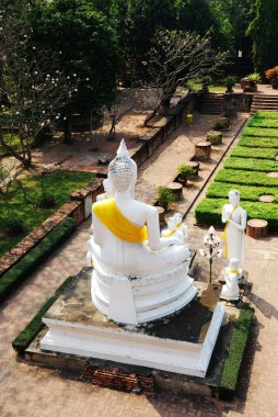 ayutthaya içinde WAT yai chai mongkol (mongkhon).