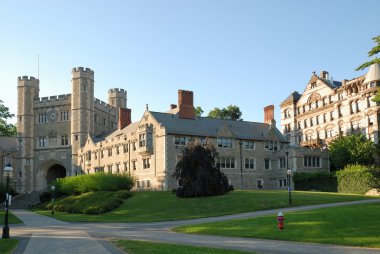 Campus of Princeton University in New Jersey clipart