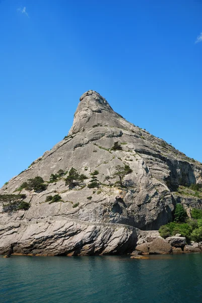 Cliff of Crimean seashore — Stock Photo, Image