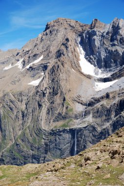 Cirque de Gavarnie in summer. clipart