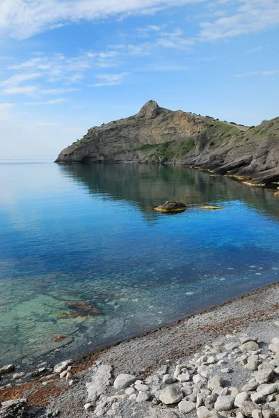 Pointed cape Kapchik on the Crimean coast. — Stock Photo, Image