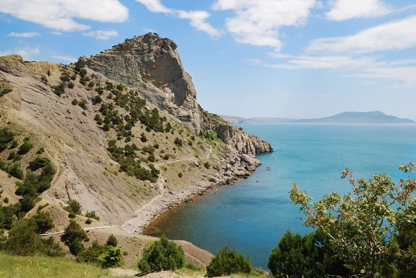 Cabo Hoba-Kaya na costa da Crimeia . — Fotografia de Stock