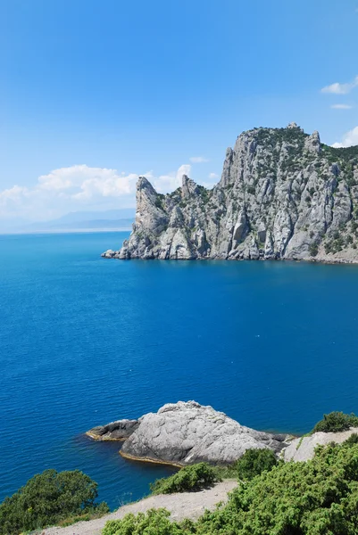 Guard mountain Karaul-Oba on the Crimean coast. — Stock Photo, Image