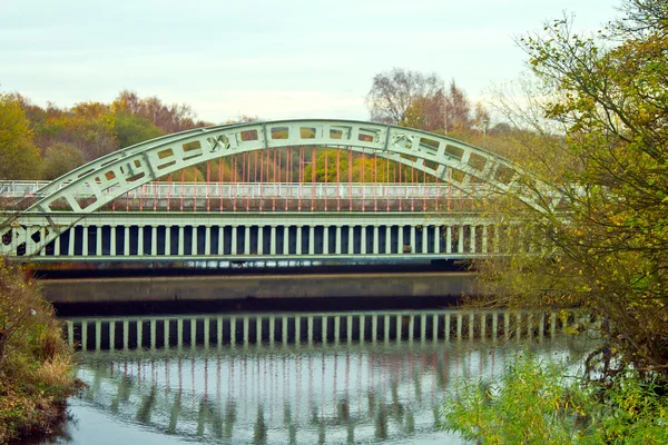 Canal water bridge — Stock Photo, Image