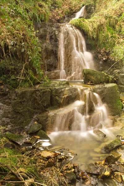 Водоспад в Digley водосховище — стокове фото
