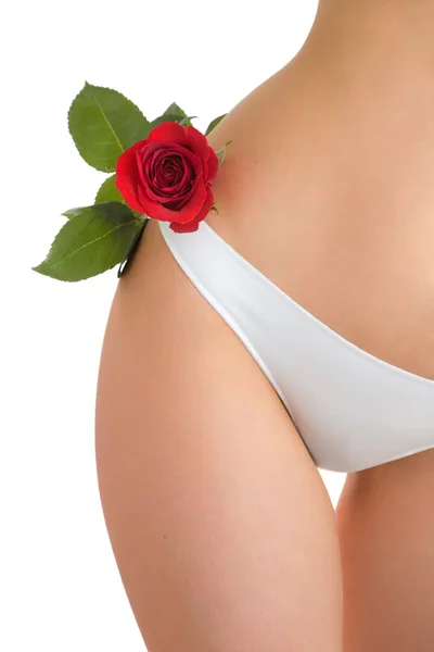 Body and flower-1 — Stock Photo, Image