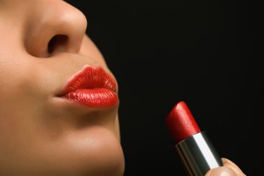 Lips and lipstick-3 clipart