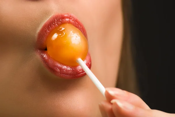 Girl and lollypop-18 — Stock Photo, Image