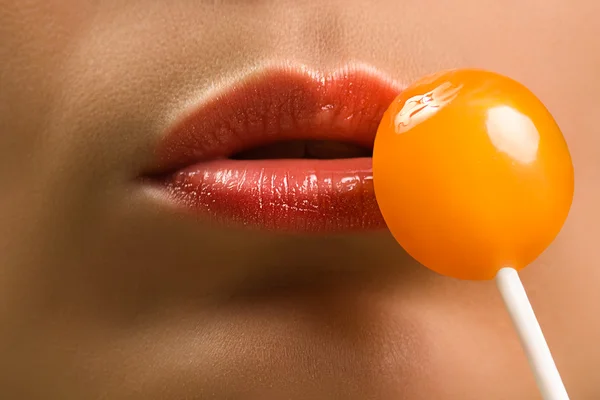 Girl and lollypop-19 — Stock Photo, Image