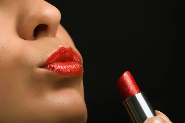 Lippen en lippenstift-3 — Stockfoto