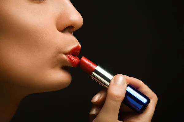Lippen en lippenstift-8 — Stockfoto