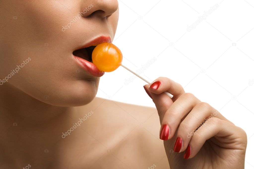 Girl and lollypop-8