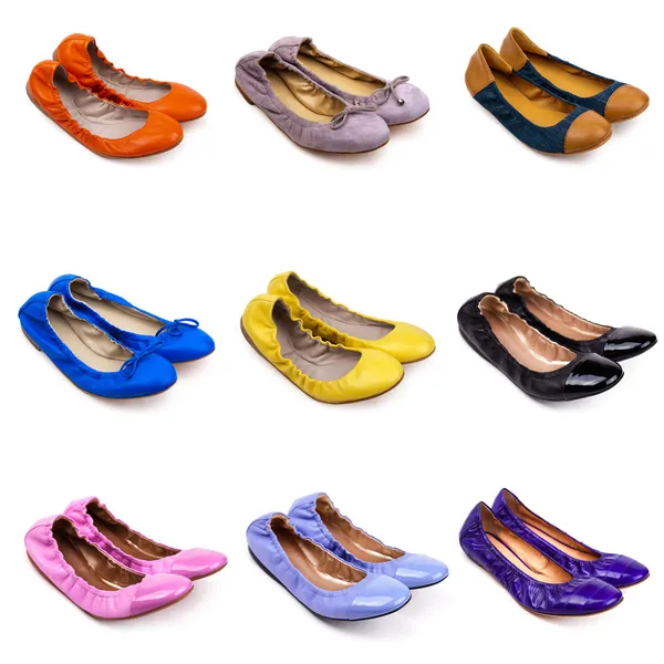 Ballet flat shoes-1 — Stock Photo, Image