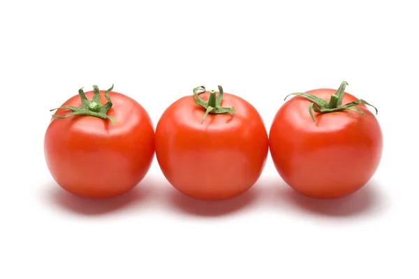 Trzy pomidory-2 — Zdjęcie stockowe