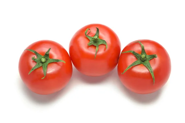 Trzy pomidory-1 — Zdjęcie stockowe