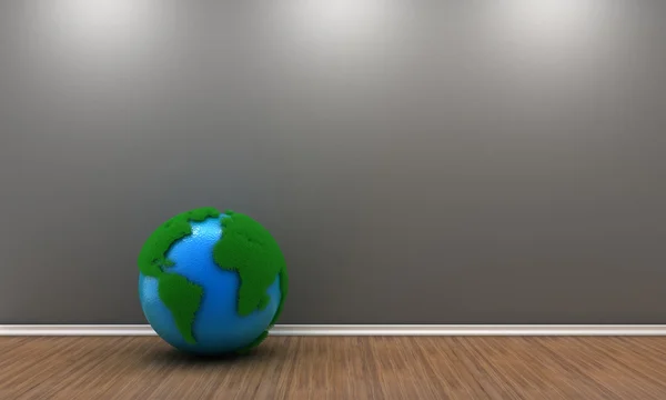 Planet in a room — Stock Photo, Image