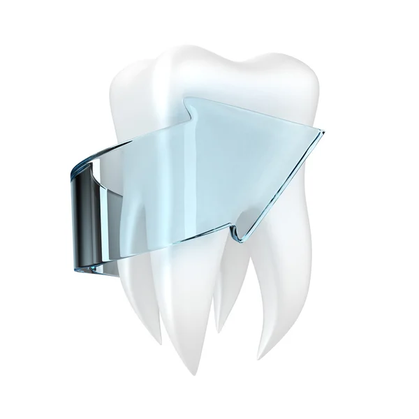 Mänsklig tand — Stockfoto