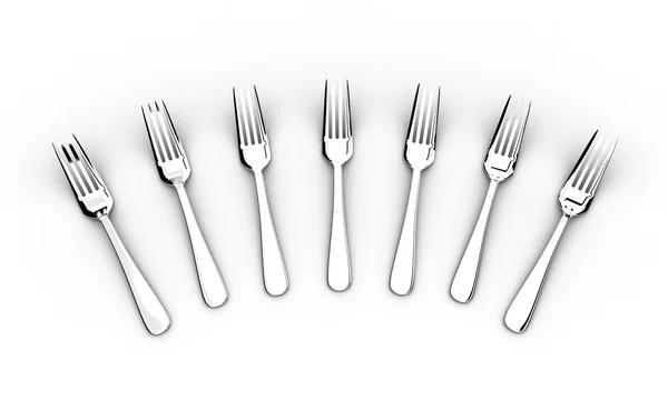 The forks — Stock Photo, Image