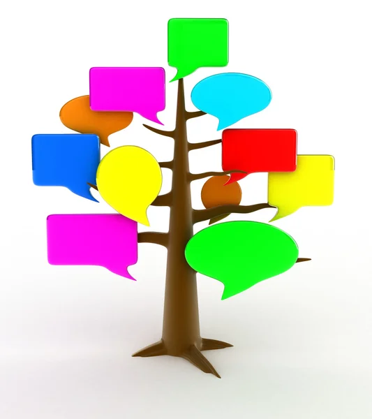 stock image Forum tree