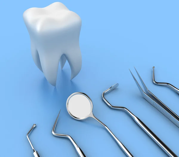 Ferramentas dentárias — Fotografia de Stock