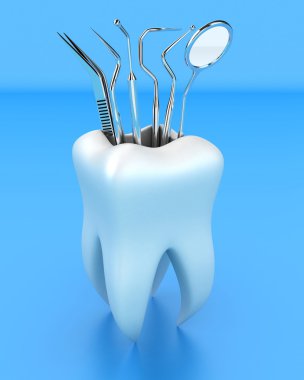 Dental tools clipart