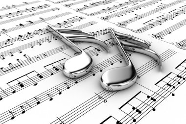 Musical notes clipart