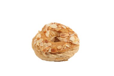 Almond covered chou pastry clipart