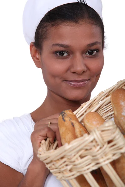 Woman baker — Stock Photo, Image