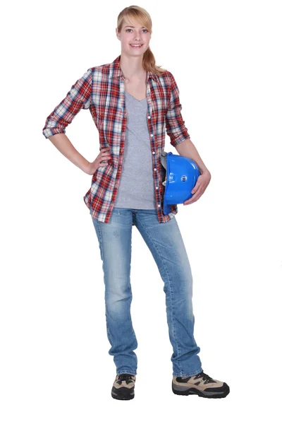 Female DIY enthusiast — Stock Photo, Image