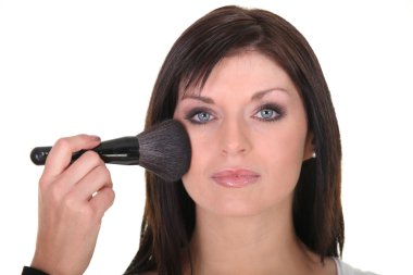 Woman with makeup clipart