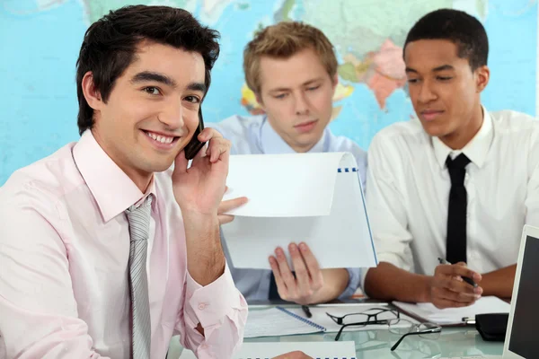 Businessmen in a training — Stock Photo, Image
