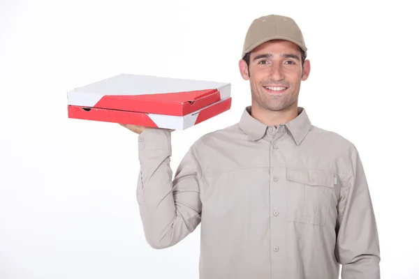 Consegna pizza — Foto Stock