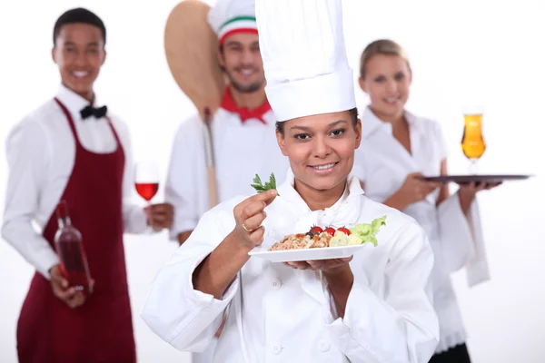 Personeel van voedsel-en cateringsector — Stockfoto