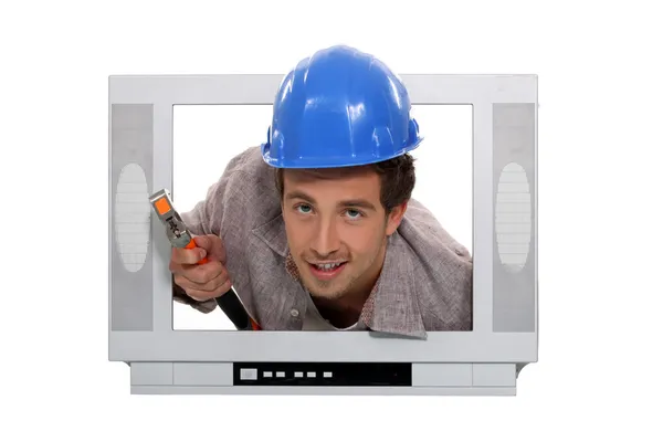 I'm the cable guy — Stock Photo, Image