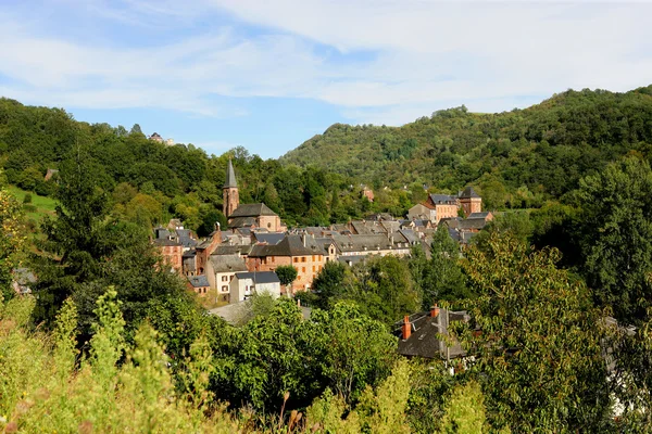 Afgelegen Frans dorp — Stockfoto