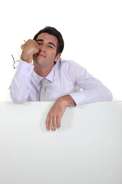 Businessman daydreaming — Stock Photo, Image