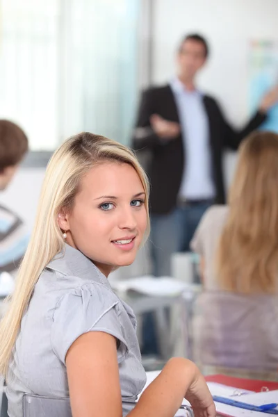 Classroom with students — Stock Photo, Image